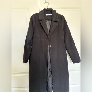 JustFab Black Trench Coat